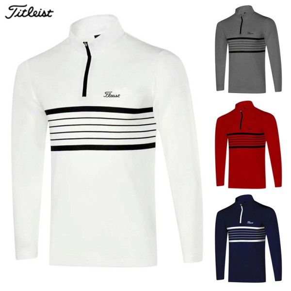 titleist 골프 4종 남성 기능성 긴팔 카라 티셔츠
