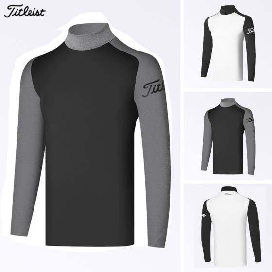 titleist 골프 3종 남성 기능성 긴팔 카라 티셔츠