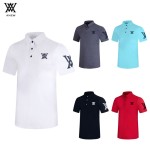 ANEW 골프 5종 남성 기능성 반팔 카라 티셔츠