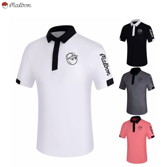 malbon 골프 4종 남성 기능성 반팔 카라티셔츠