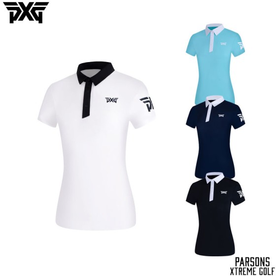 PXG 골프 4종 여성 기능성 반팔 카라 티셔츠