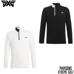PXG 2종 남성 투톤 카라 긴팔 티셔츠