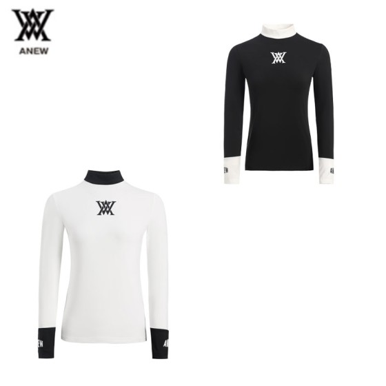 ANEW 어뉴골프 2종 여성 폴라 긴팔 티셔츠