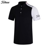 titleist 타이틀리스트 5종 남성 투톤 카라 티셔츠