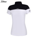 titleist 타이틀리스트 2종 여성 투톤 카라 티셔츠